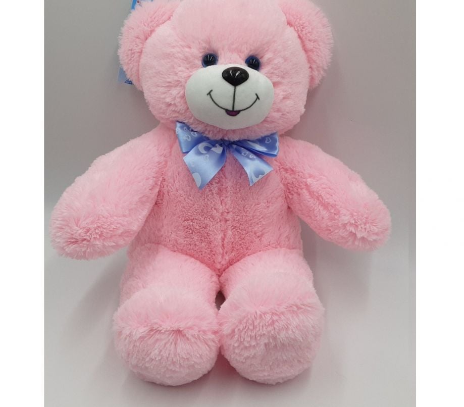 М'яка іграшка Ведмедик Ласунчик 57см рожевий травка Ч161Р чайка