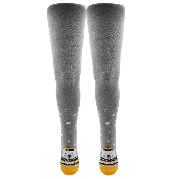 Колготи дитячі махра р104-112 сірий меланж Умка 8264 легка хода 17-18р