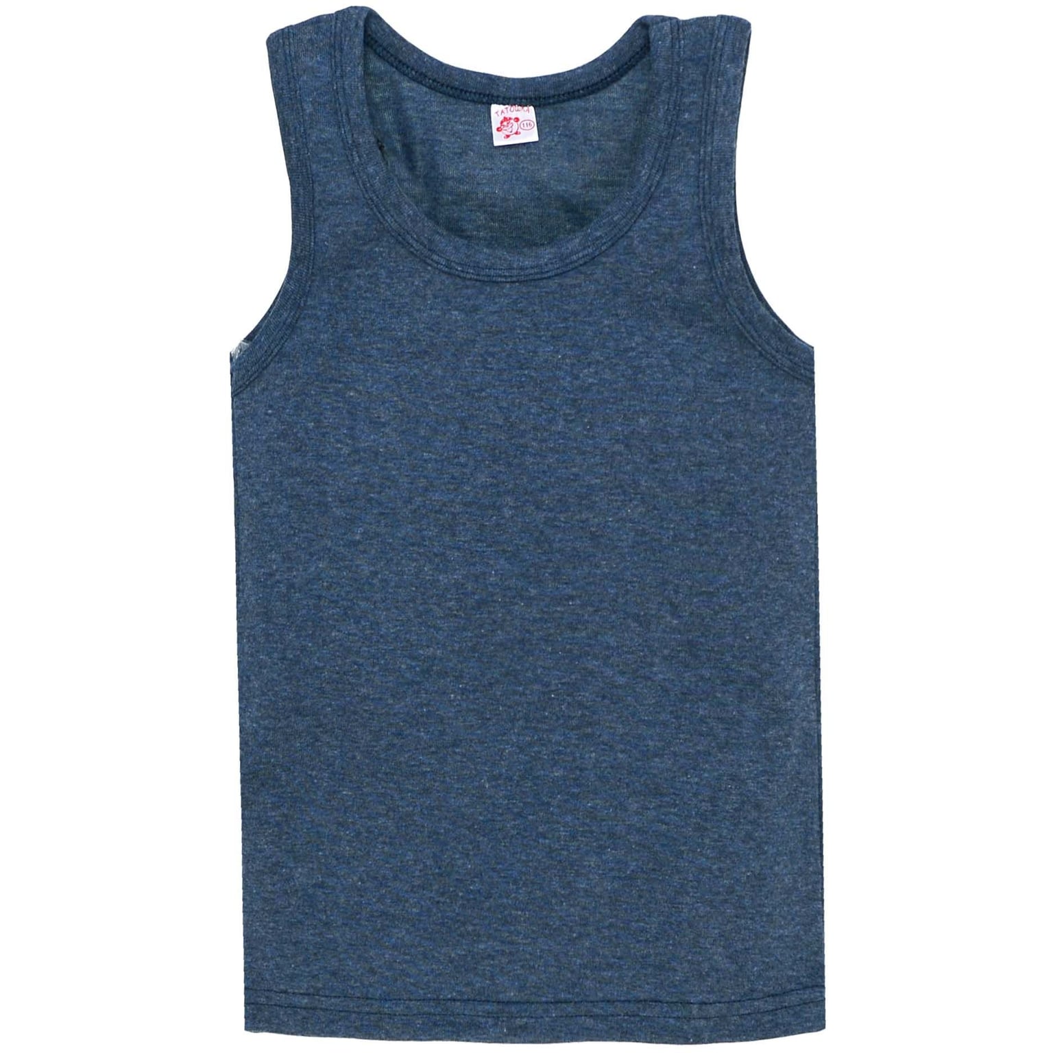 Майка бавовна р 134см темно сіра трикотаж 2505128джм134 Татошка 134р