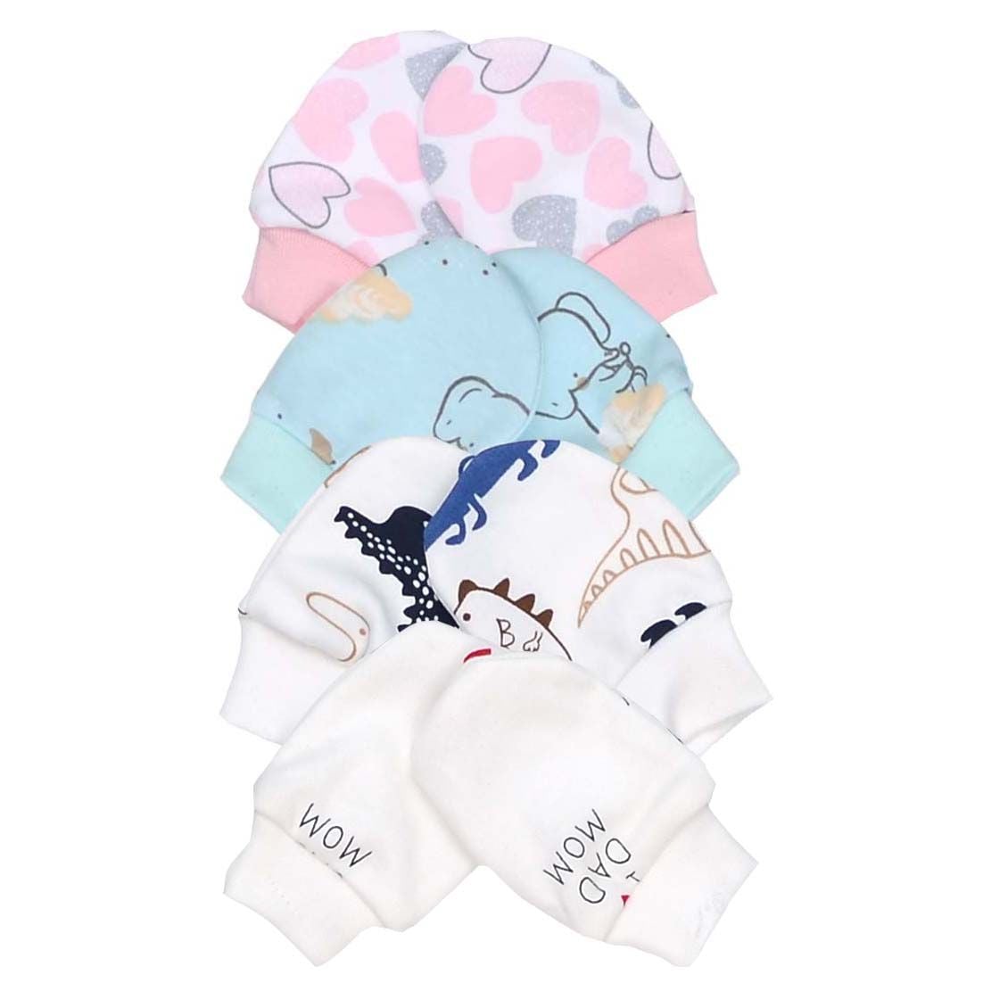 Рукавички для малюків інтерлок мікс кольорів 1206253 Татошка 0р