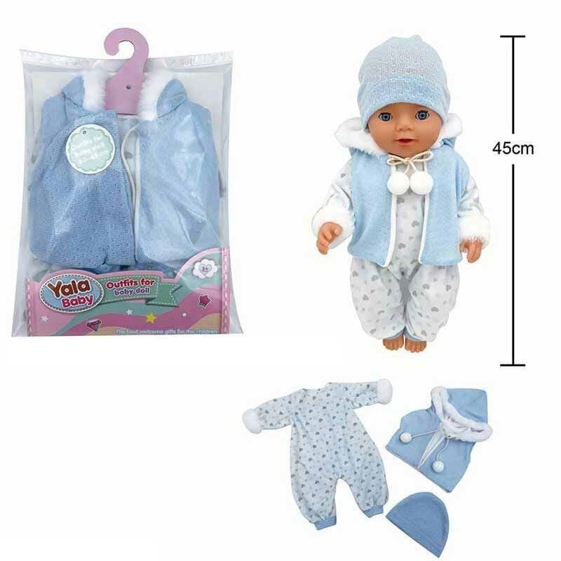 Одяг для пупса 40-45см в пакеті BLC242P Китай