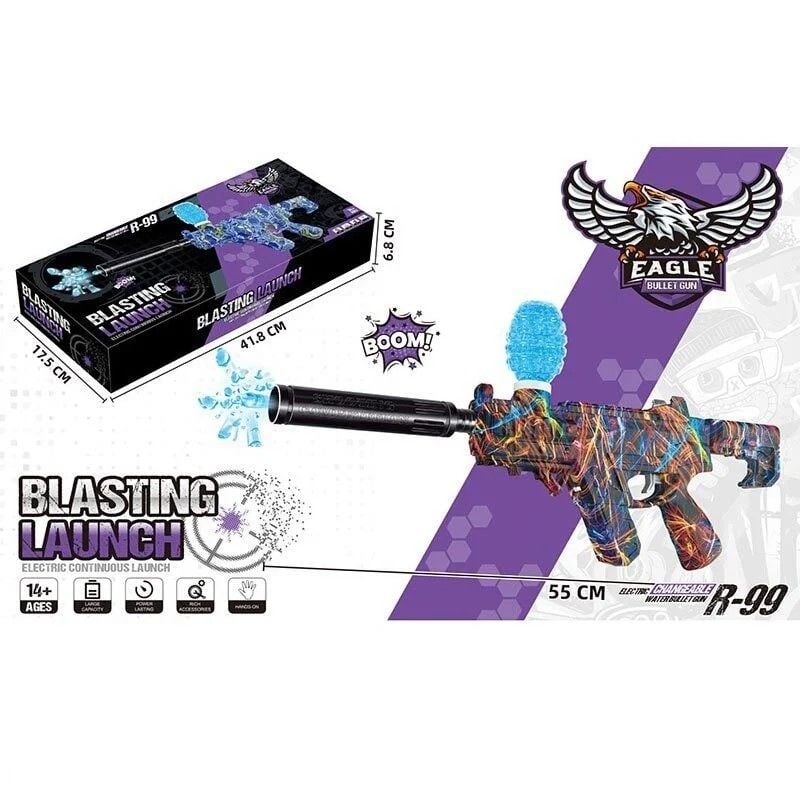 Автомат на орбізах акумулятор довжина з глушником 54 см у коробці 17*6*41см XC2214-11 Китай