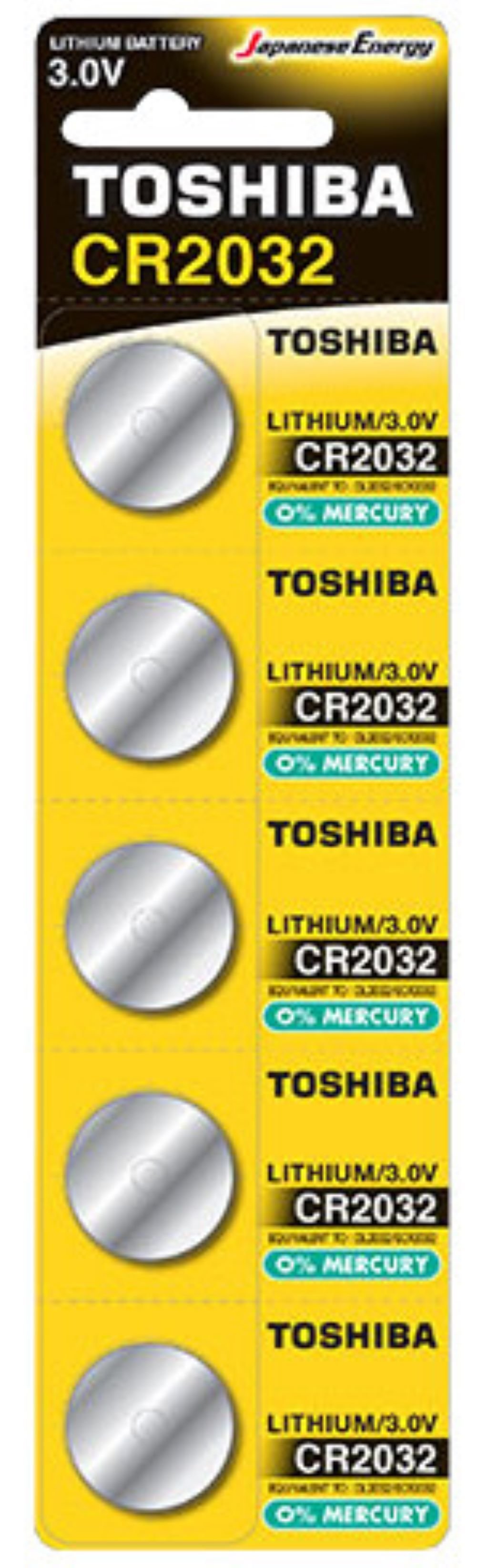 Батарейка таблетка LITHIUM 3V CR2032 Toshiba