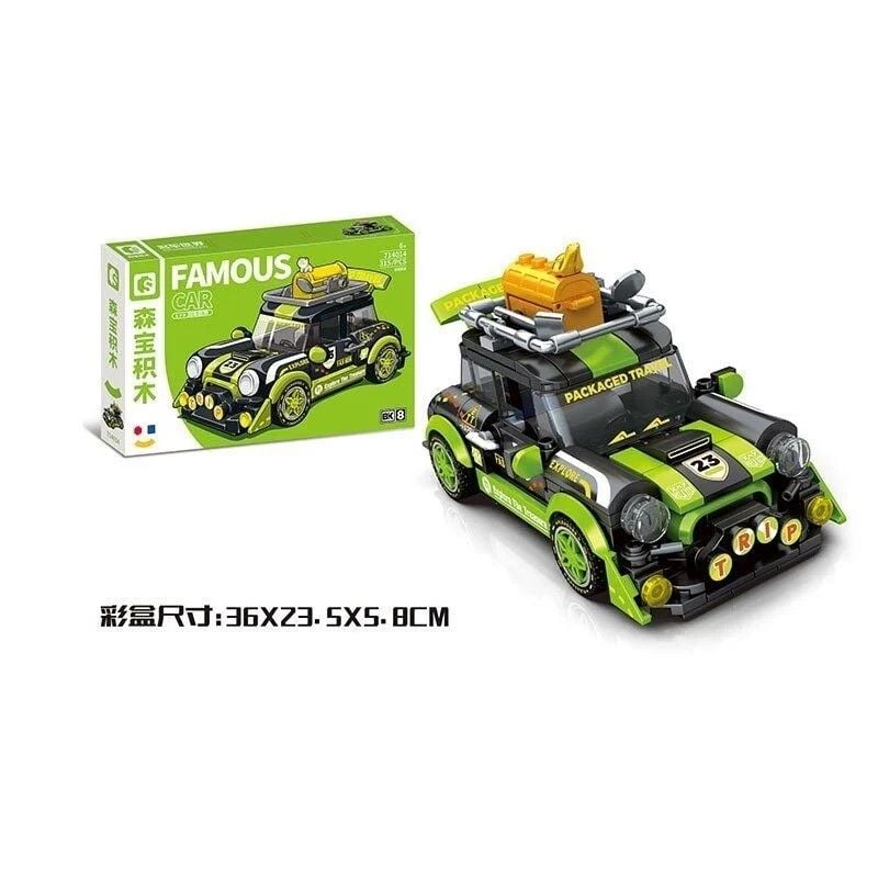 Конструктор "Автомобіль" 315 деталей гумові шини в коробці 714014 Китай