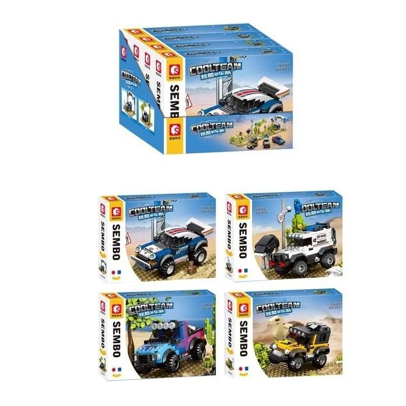 Конструктор “Автотрек” гумові шини в коробці 714316-714319 Китай