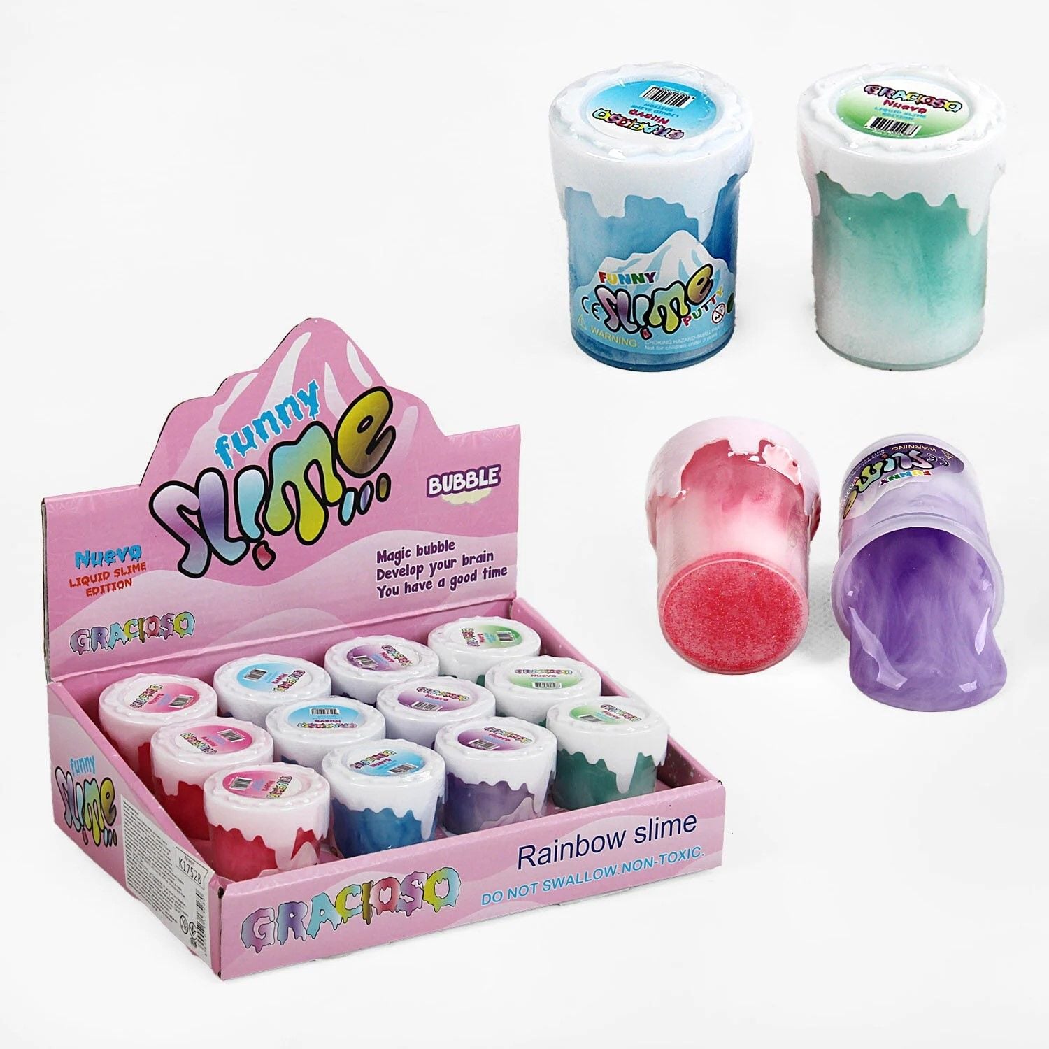 Лизун 4 кольори K17528 Китай