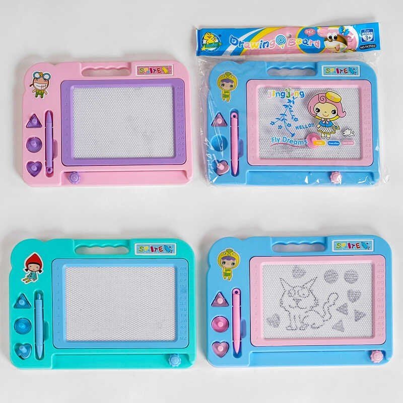 Дошка для малювання 3 кольори зі штампами  у пакеті C36503 Китай