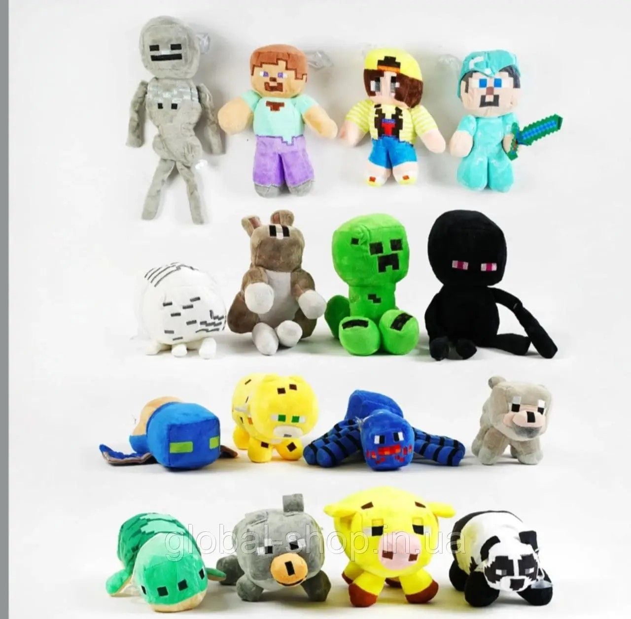 М’яка іграшка герої Minecraft 18см мікс видів M16892 Китай