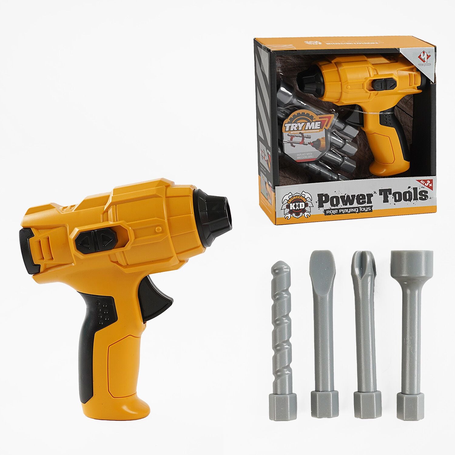 Інструменти  шуруповерт механічний 3насадки у коробціі 15,5*17,5*5см T011 Китай