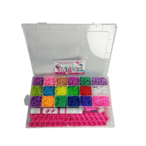 Набір резиночки для плетіння крючки станок в органайзері 34,6*21,6*4,6см J788 Китай