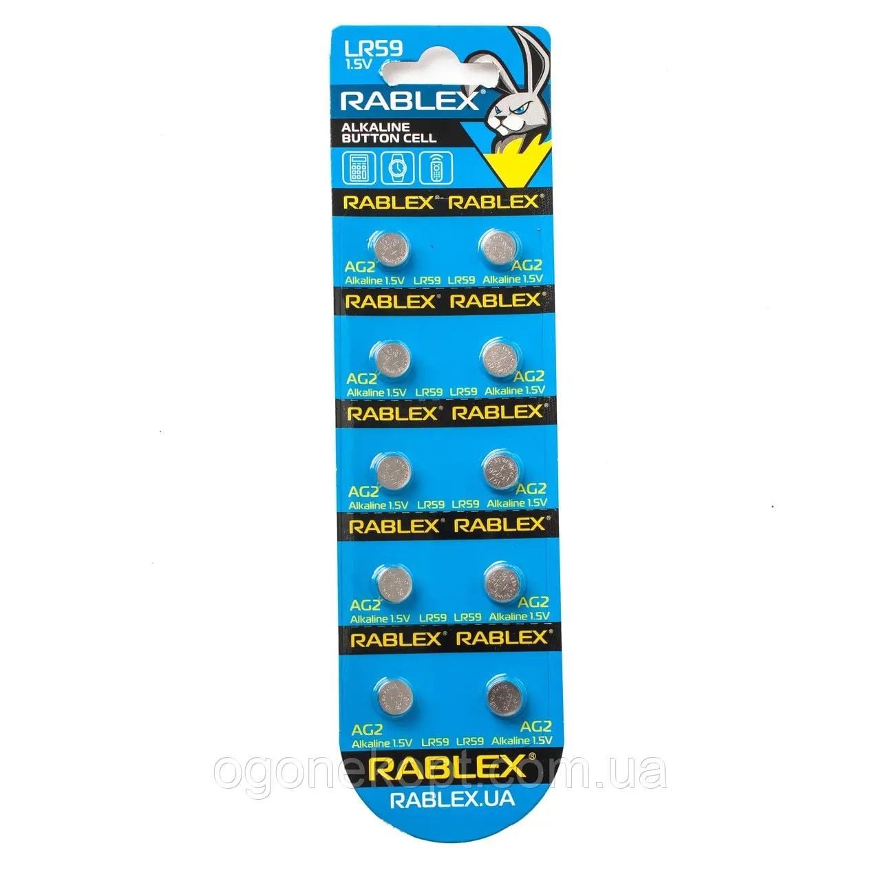 Батарейка таблетка 1,5V AG9, LR69, LR921, 171, GP71A, 391,SR290W Alkaline Button cell LR69AG6 Rablex
