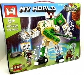 Конструктор 475д Minecraft my world у коробці 37*30*6см MG1259 MGB