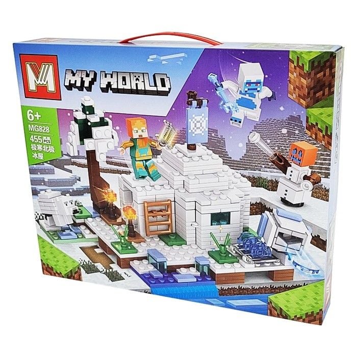 Конструктор 455д Minecraft my world у коробці 37*30*6см MG828 Китай