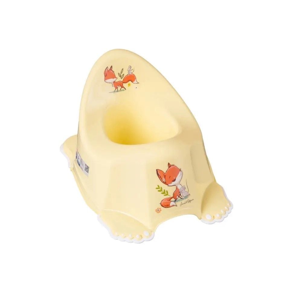 Горщик Лісова казка з протиковзкою гумою музичний пластм жовтий PO-069-109 TEGA  BABY