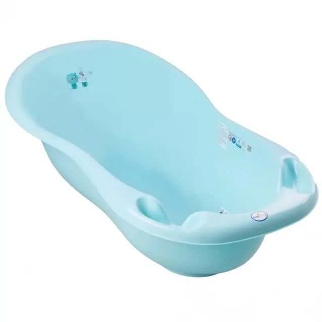 Ванночка 86 см  Кіт та Пес зі зливом блакитний TEGA PK-004ODPŁYW-101 TEGA  BABY