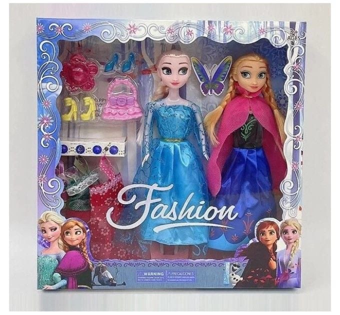 Лялька типу Холодне серце 2 шт в коробці 32,5*32*5 см 1928 Китай