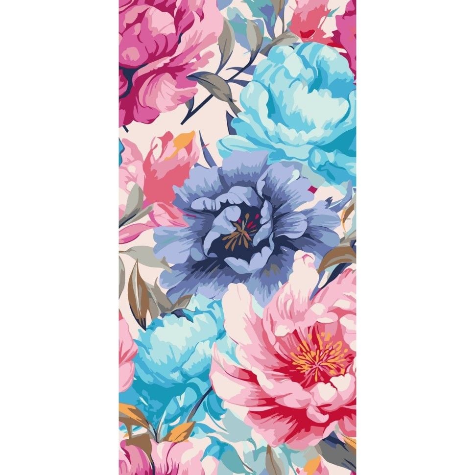 Картина по номерах Кольорова весна 40*80см фарби пензлики у термоплівці 13069-AC Art Craft