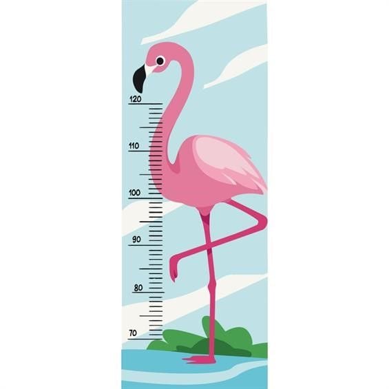 Картина по номерах ростомір 30*80см Фламінго фарби пензлики в термоплівці 15123-AC Art Craft