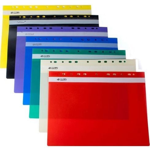 Папка А4 швидкозшивач з перфорацією червона 4-240чер Office