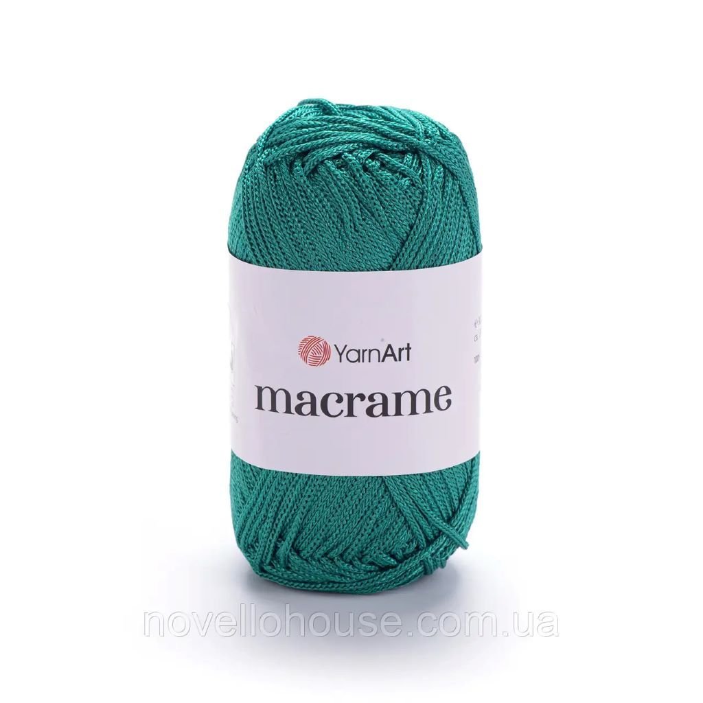 Макраме 3мм 90г 130м смарагд ЯрнАрт 158-116 YarnArt