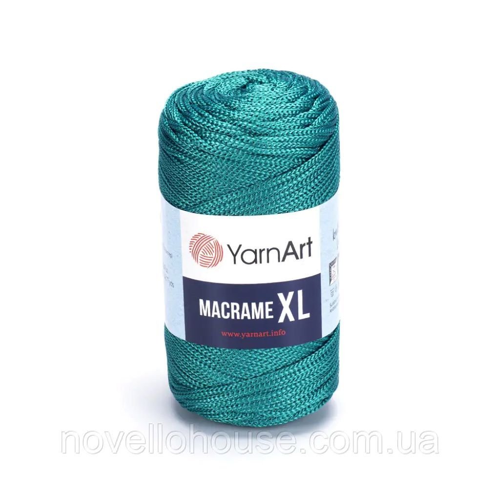 Макраме 6мм 250г 130м XL смарагд ЯрнАрт 158-1025 YarnArt