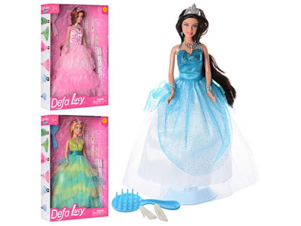 Лялька типу Барбі 30см в сукні  коробка  19*27*4см 8275 defa lucy