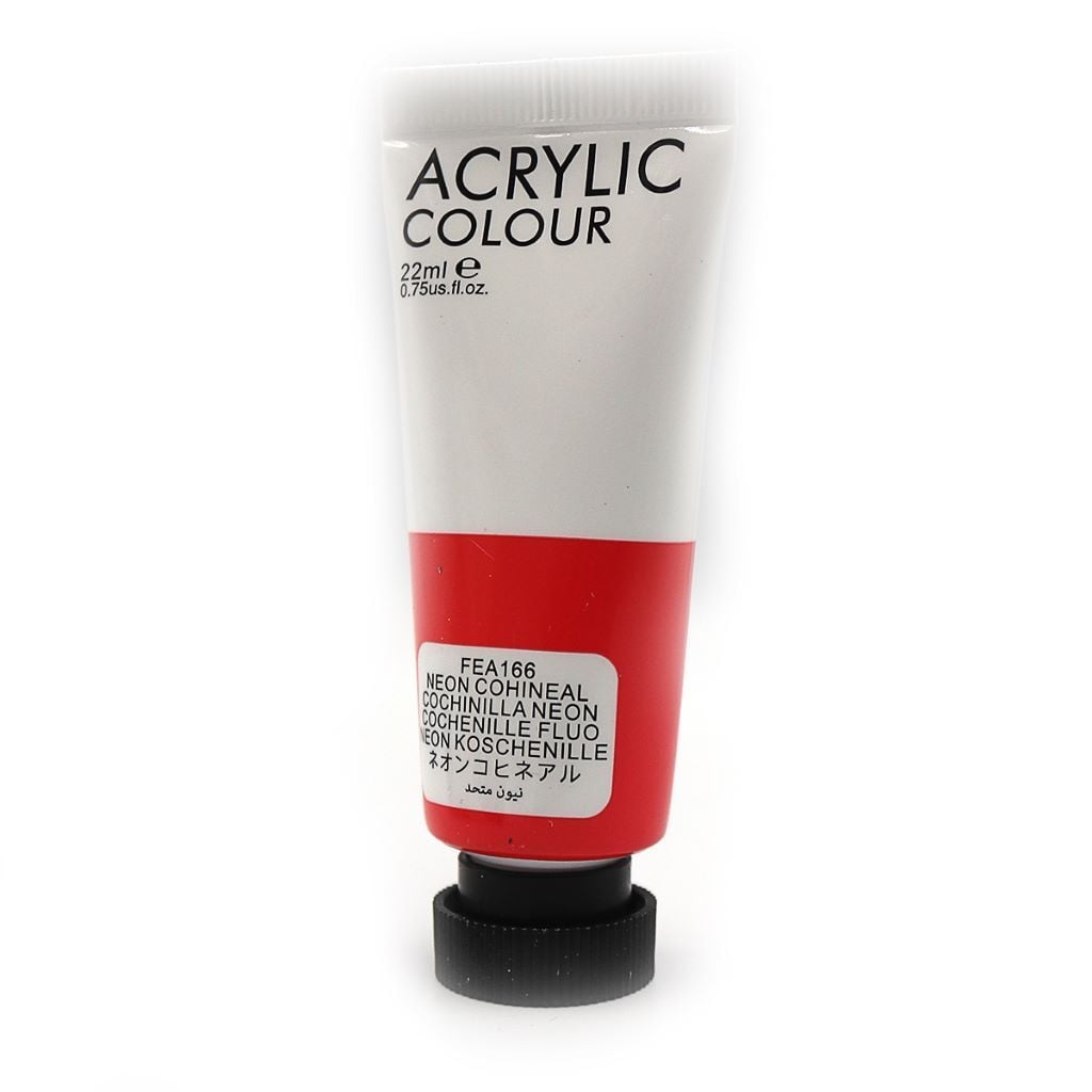 Фарба акрілова 22мл  Neon cohineal в тубі FEA166 ART Rangers