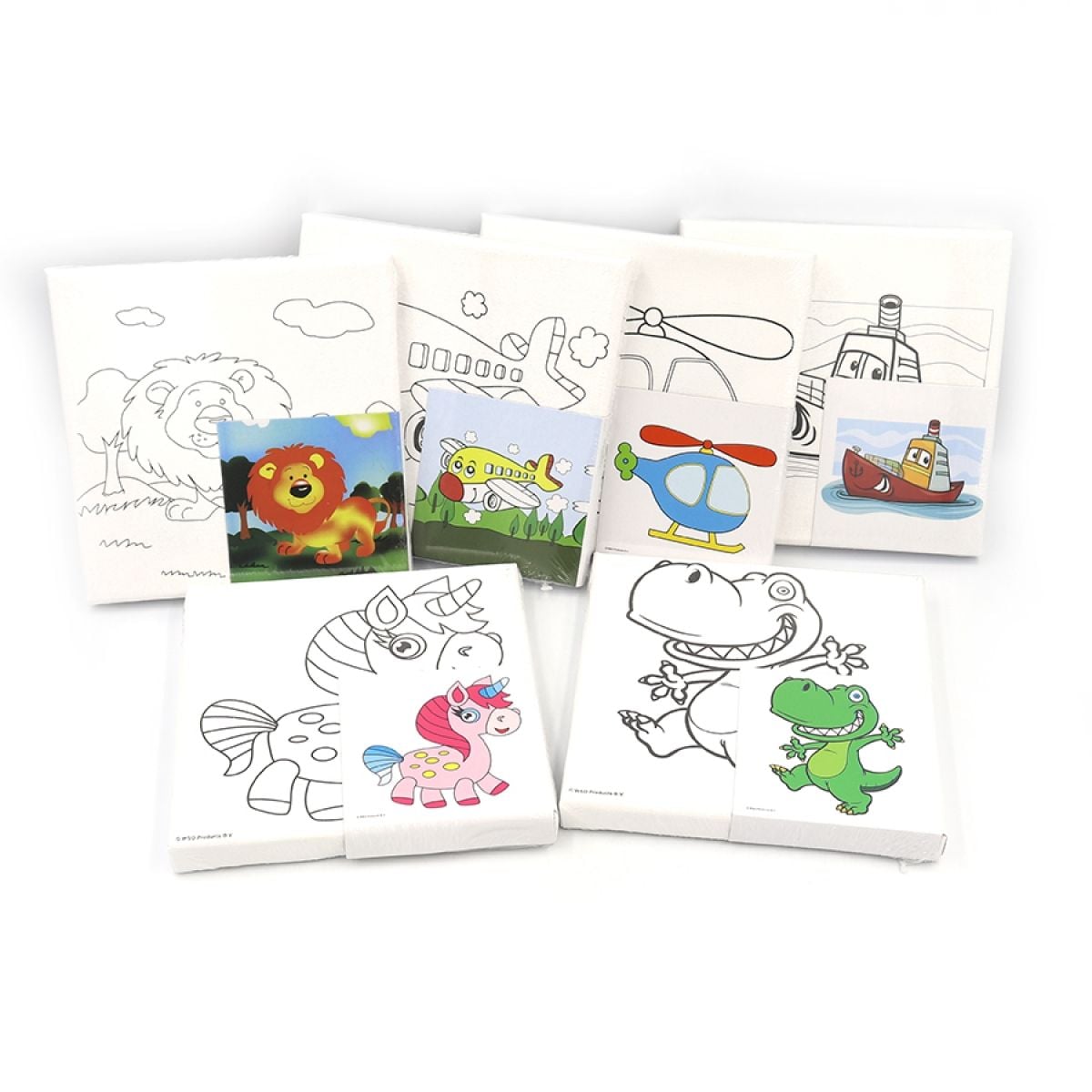 Розфарбовка 25*25см  мікс видів на підрамнику фарби пензлики у термоплівці DSCN0690 Josefotten