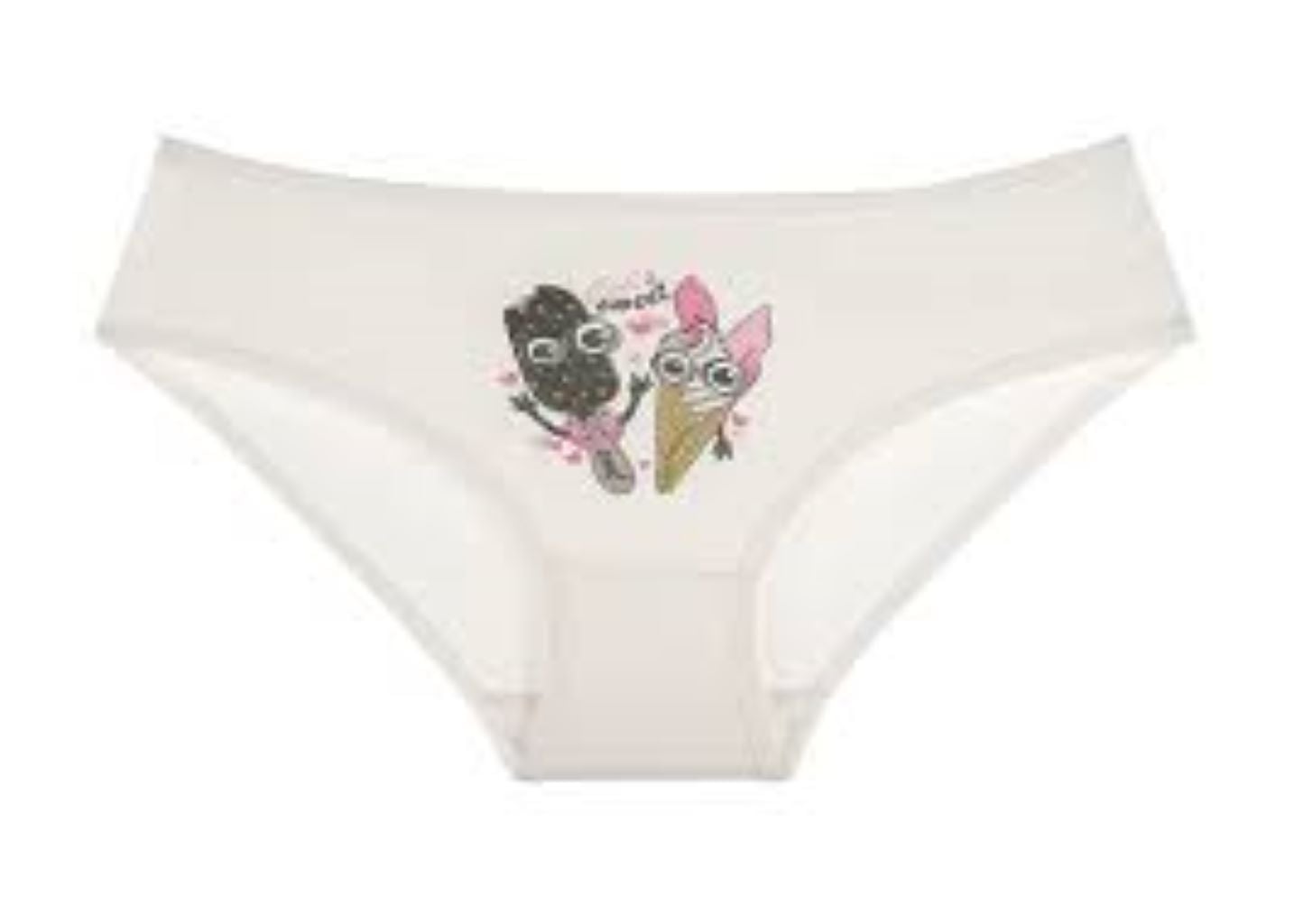 Труси для дівчинки плавками трикотаж з малюнком Морозиво мікс кольорів 4171LL Donella 0-1р