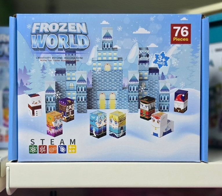 Конструктор 76д магнітний Frozen World Magnetik Block коробці 15*12*4см JM901 Китай