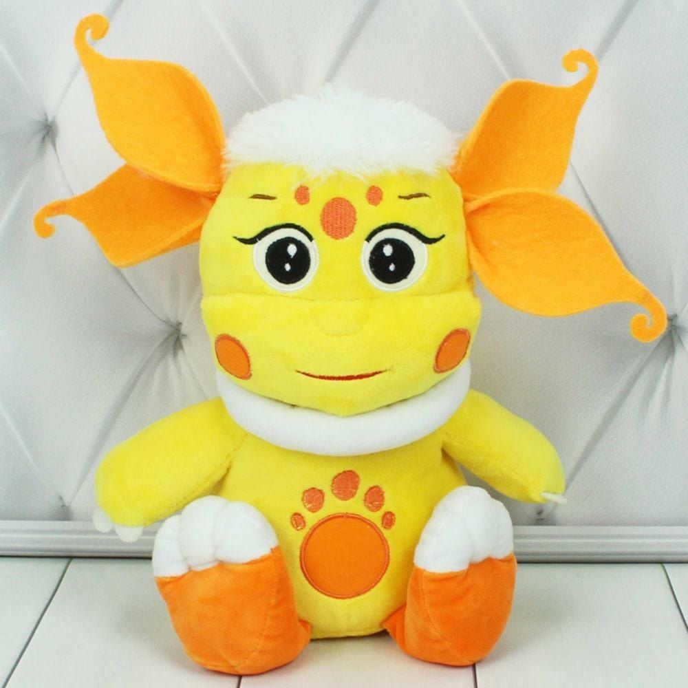 М'яка іграшка типу Лунтик 25см Романтик, велюр жовтий 00670-2 Kidstoys