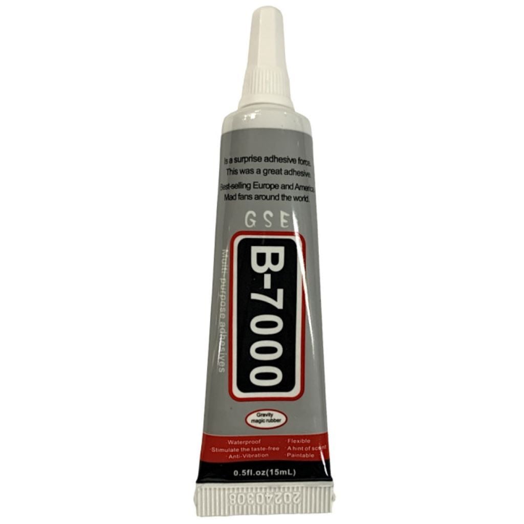 Клей сіліконовий прозорий універсал 50мл в тубі B-7000 Китай