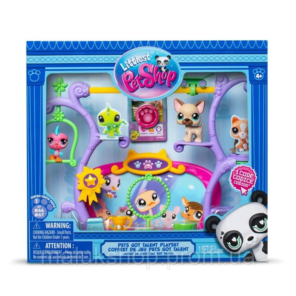 Ігровий набір Littlest Pet Shop – Шоу талантів 2фігурки аксесуари у коробці 30*28*13см 00558 kiddisvit