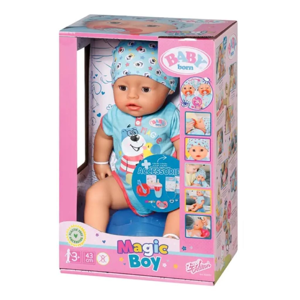 Лялька Baby Born Чарівний хлопчик 43 см з аксесуарами у коробці 39*18*20см 834992 kiddisvit