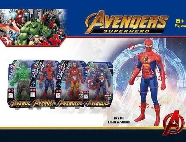 Герої підсвічування звук на листі мікс видів SB1007 Китай