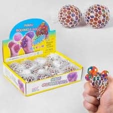 Антистрес у сітці орбізи Мізки 6см мікс кольорів С37614 Китай