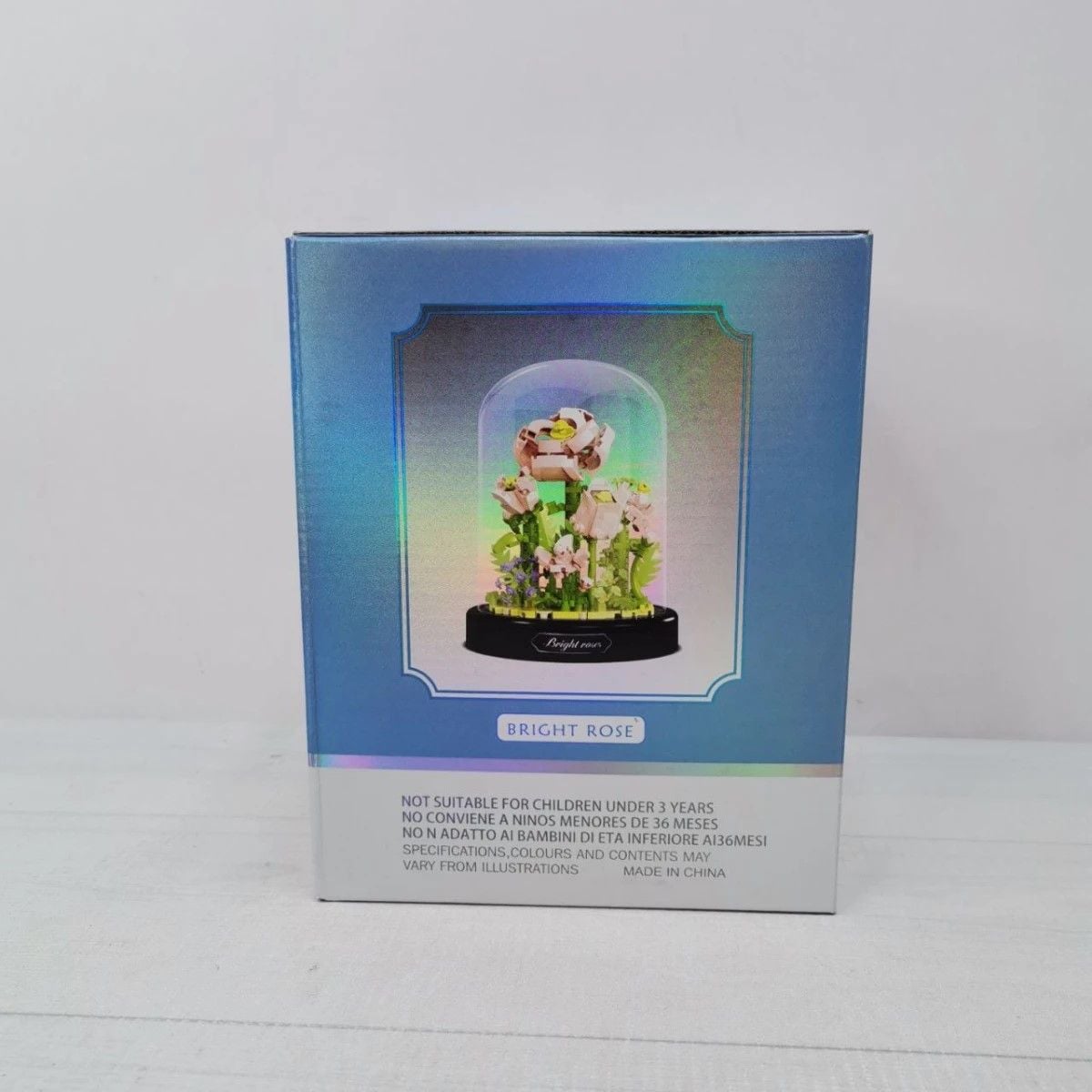 Конструктор типу лего Роза в банці 365 деталей 16346 Китай