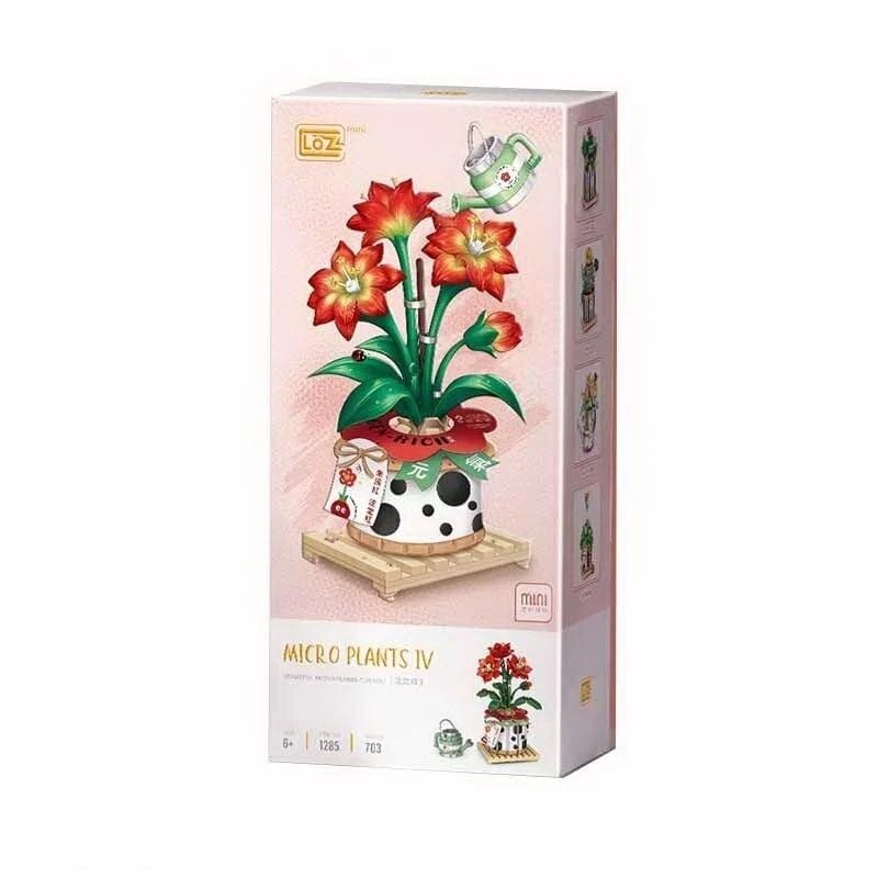 Конструктор Квіти 703 елементів в коробці 1285 Китай