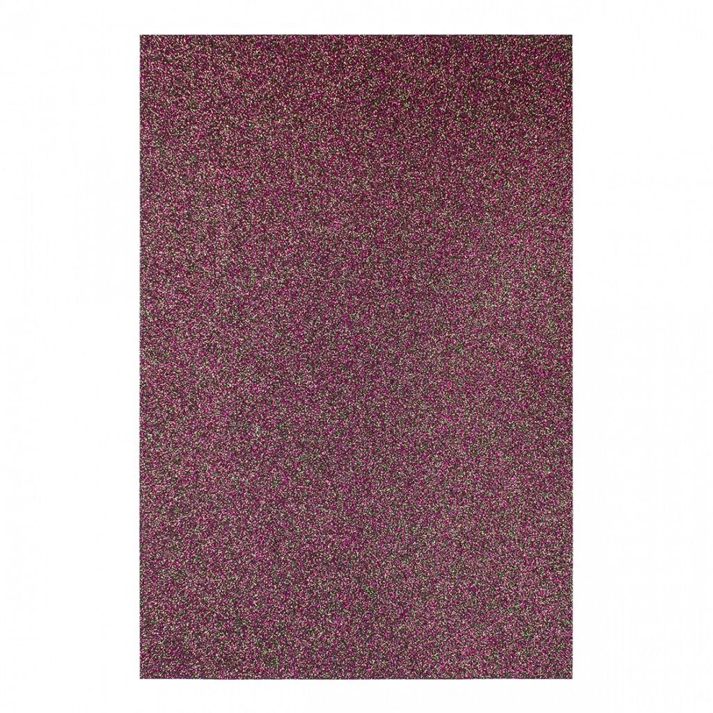 Фоаміран 1,7мм рожевий хамелион з глітером самоклейка А4 20*30см EVA 742689 Santi