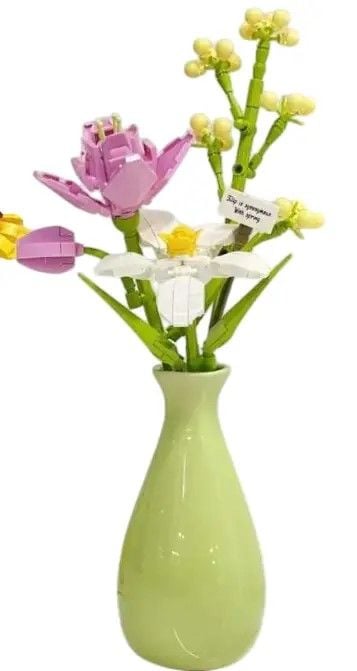 Конструктор типу лего Букет квітів Тюльпани 622006 Китай