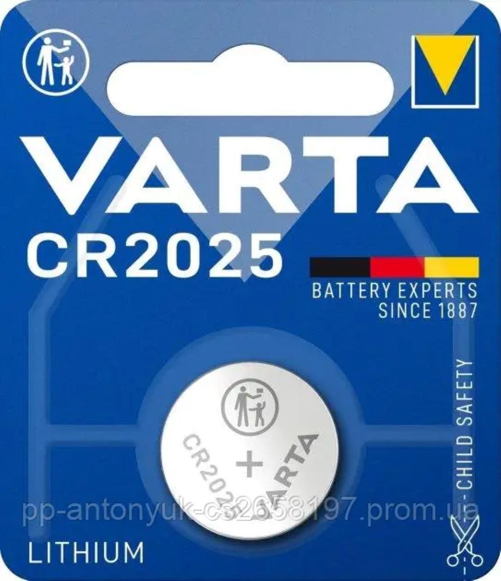 Батарейка таблетка Alkaline GR2025 VARTA