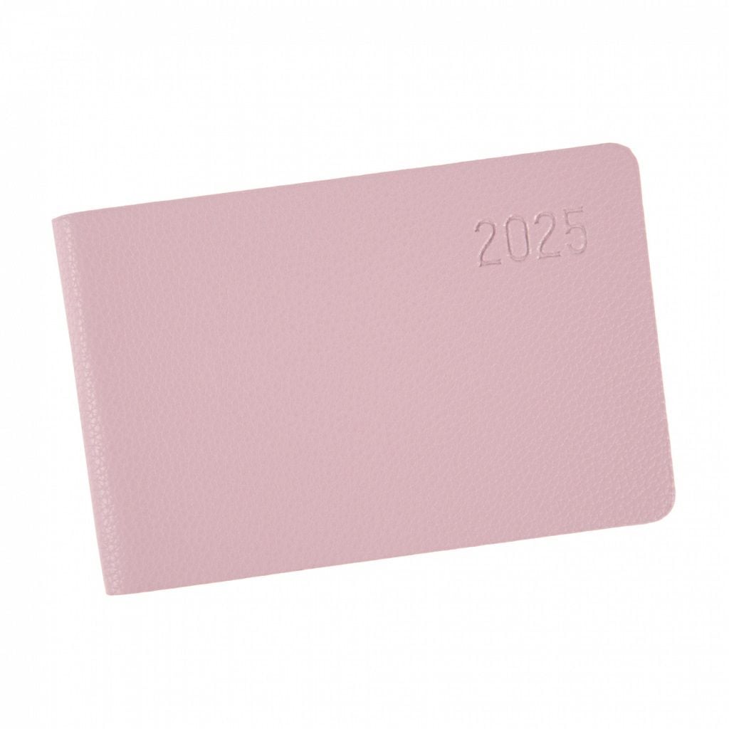Щотижневик 10х15см датований 128 сторінок 2025р Monaco димчасто-рожевий м'який 252563 Leo Planer