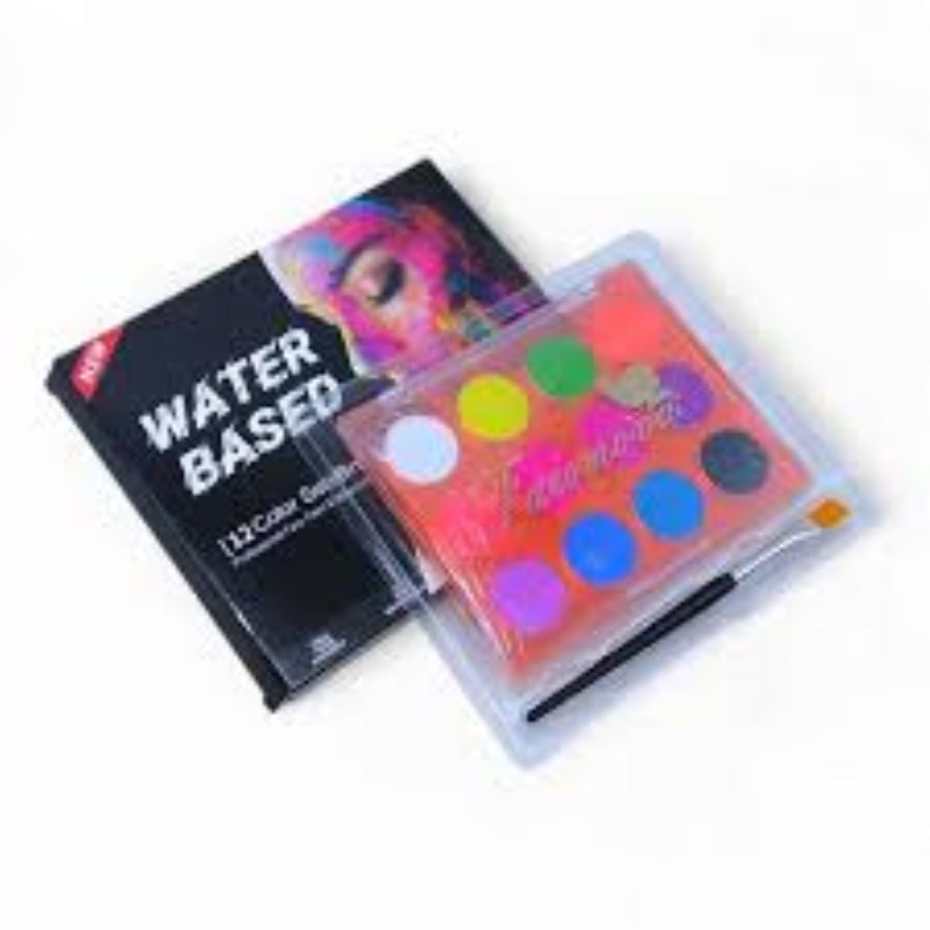 Аквагрим на водній основі12ольорів у коробці 11,5*13*1см K404 Китай