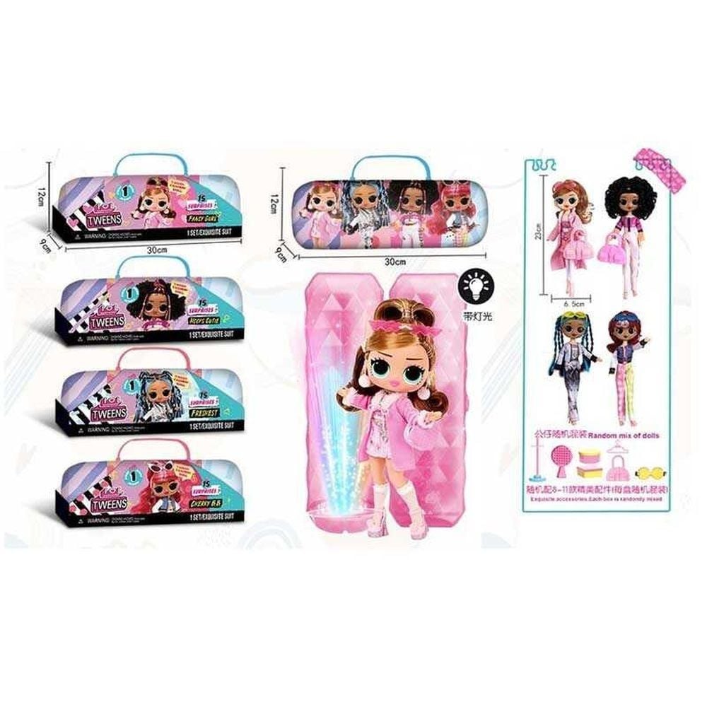 Лялька типу лол 4 види висота 23 см аксесуари в коробці AA1672 Китай