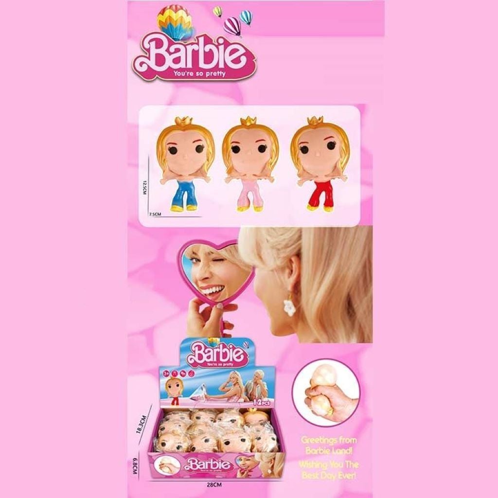 Антистрес Барбі 3 види 13 см у пакеті 417 Китай
