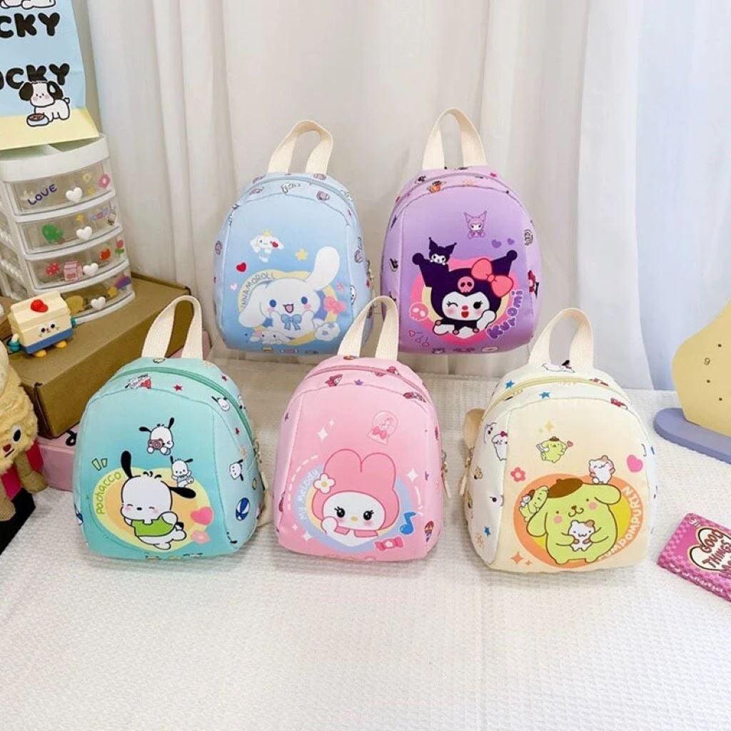 Рюкзак 19,5см 1 відділення ремінці ручка мікс видів C68113 Китай