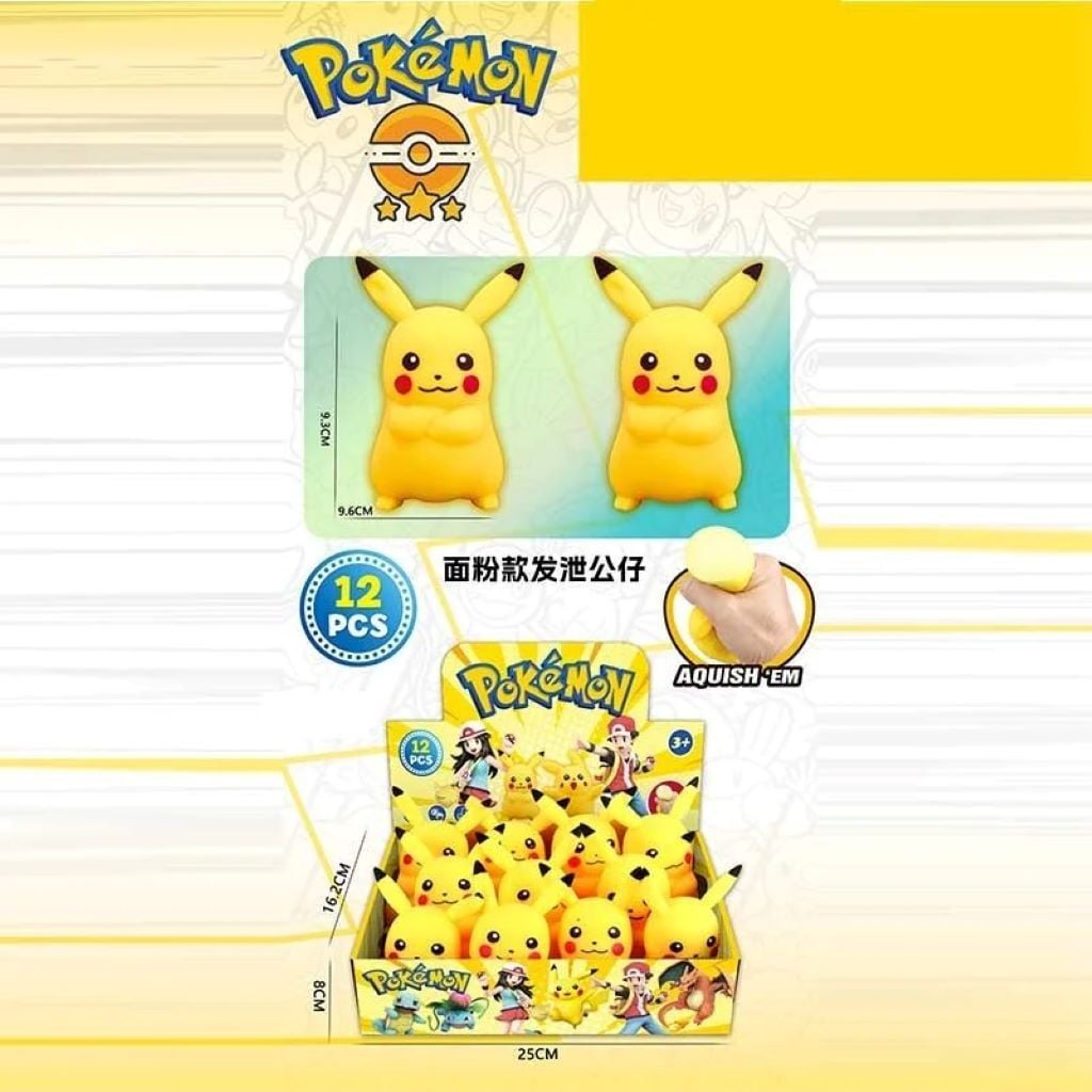 Антистрес Покемон 11см з водою 510 Китай