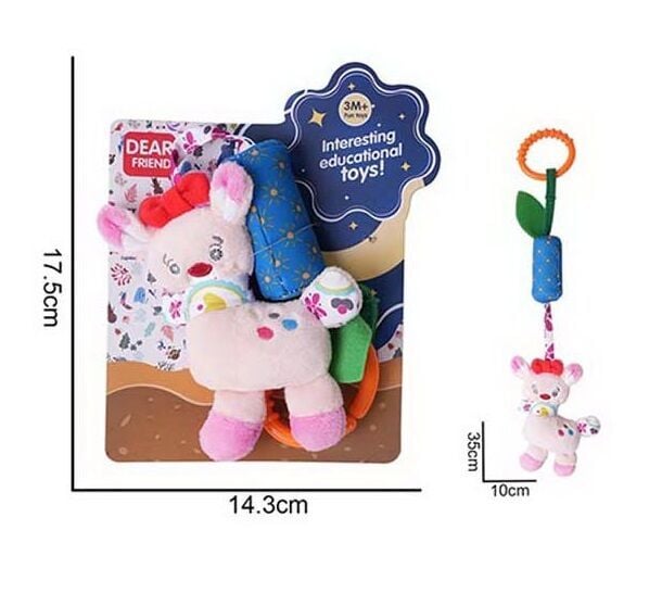 Брязкальце Лама текстильне підвіска мелодія вітру кріплення для підвішування на листі 688M-88 Китай