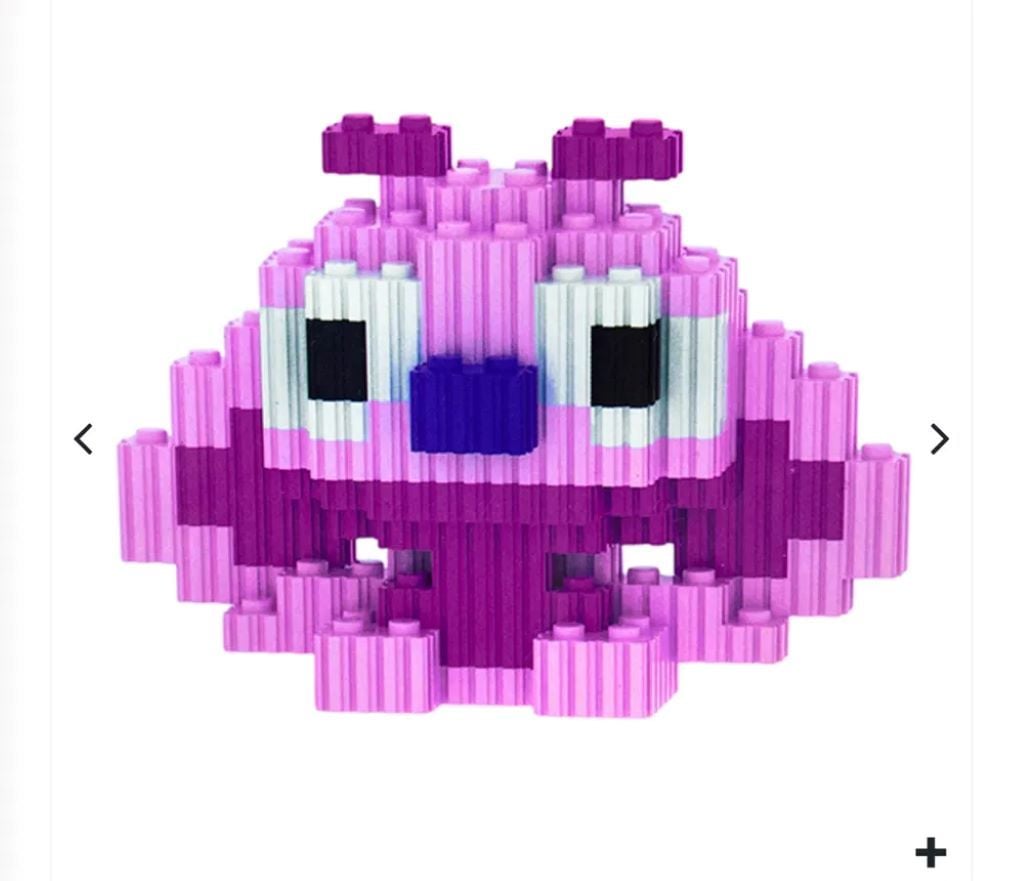 Конструктор піксельний 721д Magic Blocks "Мультгерої" Стіч у коробці 9*9*9см 6054 Китай