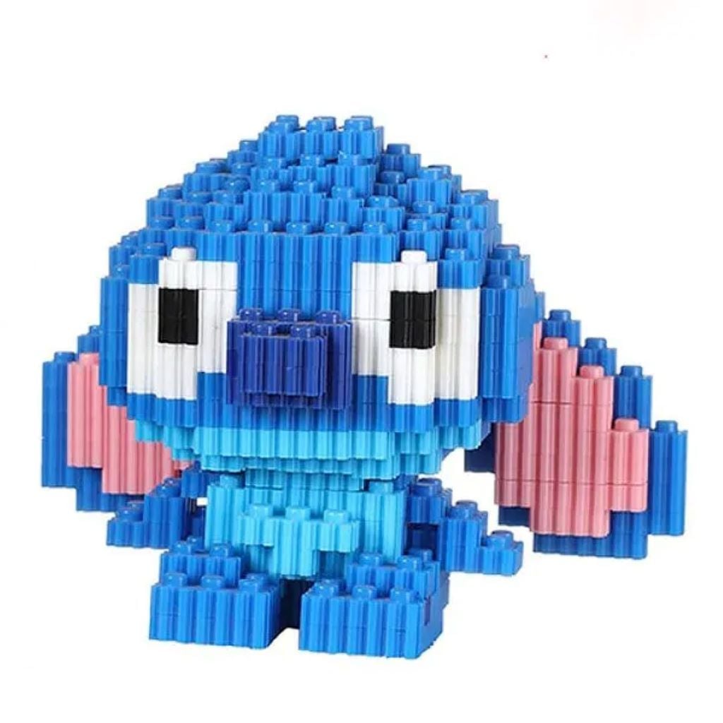 Конструктор піксельний 710д Magic Blocks "Мультгерої" Стіч у коробці 9*9*9см 6053 Китай